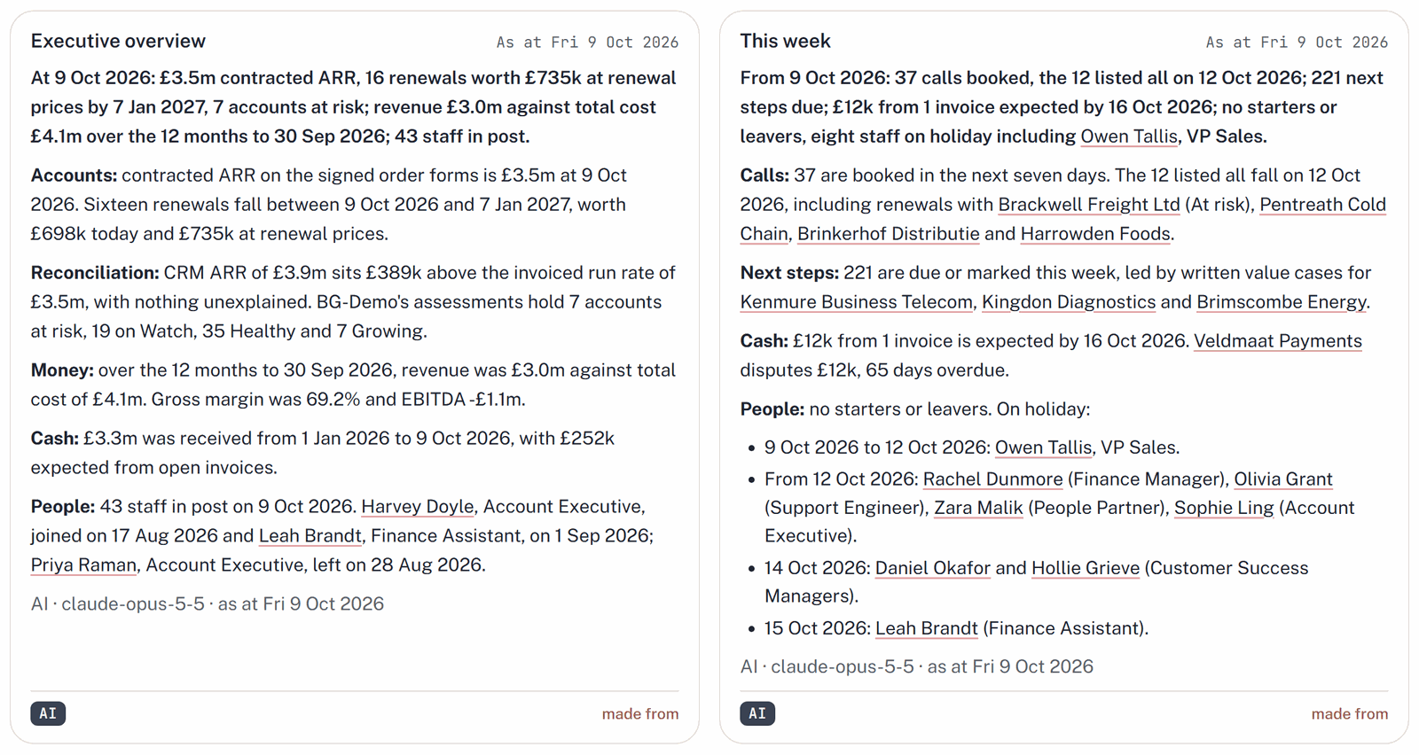 Screenshot: The week in one read